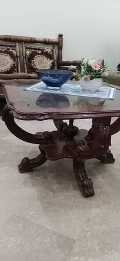 shesham center table set
