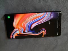 samsung note9 6/128  no chat only sim call chat time pass ka kam he