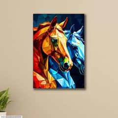 multicolor 3D calligraphy wall art-1 pc stunning home decor