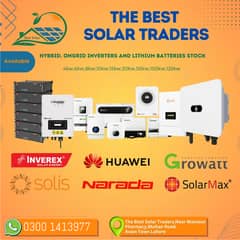 solar solution/ inverex/growatt/huawei/solis/solarmax/knox/crown