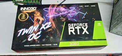 INNO3Dx2 3060 12gb Graphics Card 192bit  With box 10 / 10 Condition