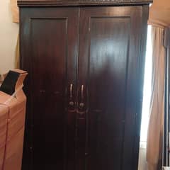 Wooden wardrobe