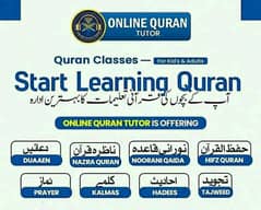 online and Home Quran Tutor for kid and Adult