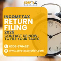 Income Tax Return, Tax Consultant, FBR, Tax Filer,NTN,SECP ,Sales Tax,