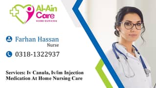 Home Care Nursing, IV drip, IM injection at your doorstep
