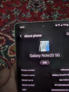 samsumg note 20 5g non pta