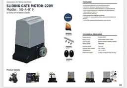 Automatic Sliding Gate | Sliding Glass Door | 1000 Kg Motor