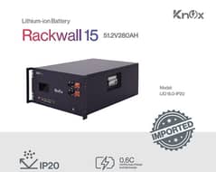 Knox 51.2V 280Ah lithium ion Battery, IP20, Rackwall 15 battery