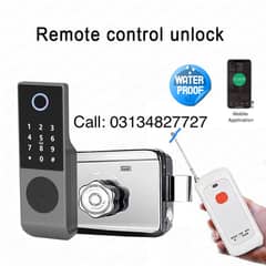 Electric motorize main gate smart wifi remote door lock access contro