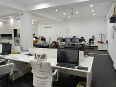 6,Marla Fist Floor Hall Available For Office Use in Johar Town Near Emporium Mall