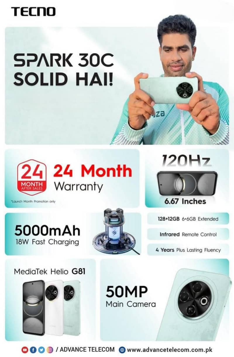 Tecno Spark 30c 1 week use 2