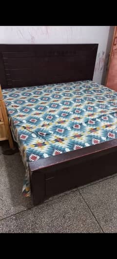 Wooden Bed Used