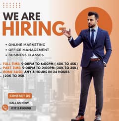 *New work opportunity for male, female,students and Freshers
