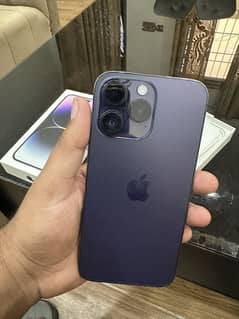 14 pro max Purple FU with box