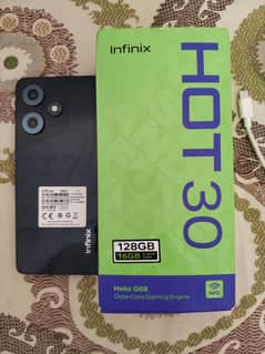 Infinix hot 30 16/128 in very good condition with box and charger