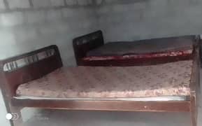 singal bed with mattress
