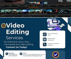 "Professional Video Editing & Graphic Design Services"