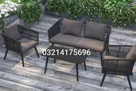 OUTDOOR GARDEN ROPE CHAIR RATTAN UPVC FURNITURE UMBRELLA IMPORTANT