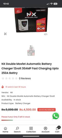 NX Automatic Battery Charger