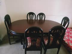 dining table with chairs