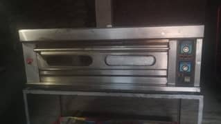 Electric Deep Fryer & Shawarma Counter & pizza oven