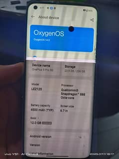 ONEPLUS 9PRO 12+12 /256 GB pta