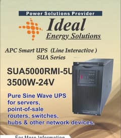 APC SMART UPS 5kva available SUA5000rmi5u