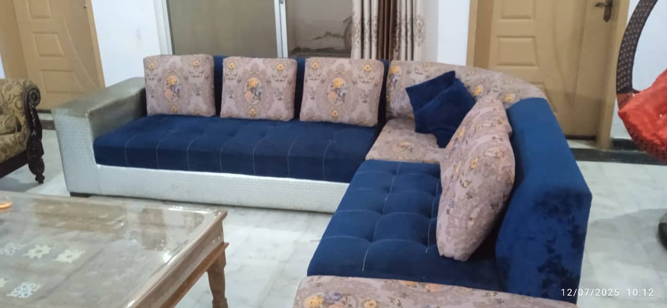 sofa set / L shape sofa / 7 seater sofa set / wooden sofa set 0