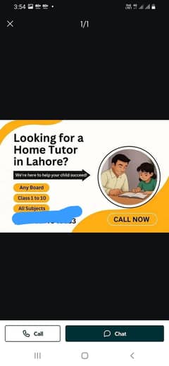 Home tutor female teacher