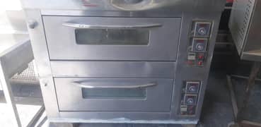 double deck pizza oven