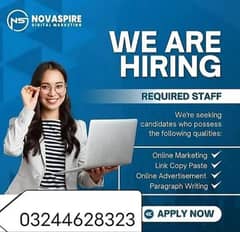 Assignment Job | Part Time Full Time Job | Job for male and female