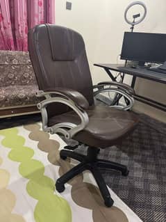 Office Premium leather Adjustable chair