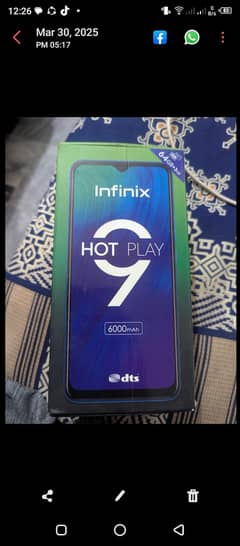 inifinix hot 9ply pta prove 10/by10