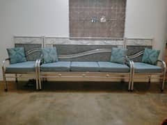 Stainless steel sofa set
