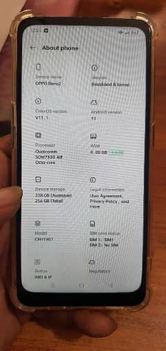 Oppo Reno2 8/256 gb Only 20000