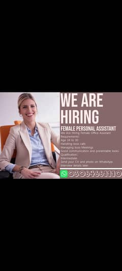 office work kiay liy female required
