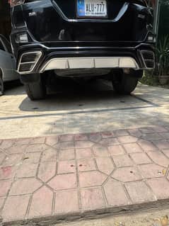 Bumper and  side scuts (fortuner)