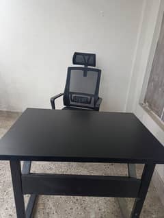 Office Table + Office Rack