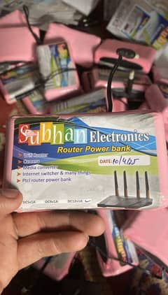 12V Fiber WiFi Router Power Bank Avaialble for responible price