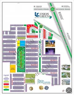 Full Paid 3 Marla On Ground Plot Available For Sale In Union Green Phase2 Main Pine Avenue Road Lahore