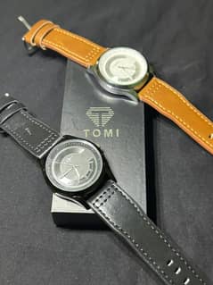 Original TOMI Men's Watches – Premium Leather Straps | Brand New