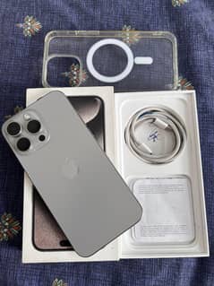 15 pro max 256gb TRA model non Pta compelet box