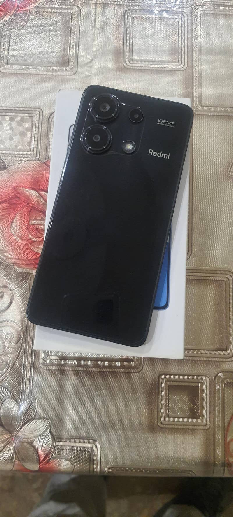 redmi note 13 with only box 8/256gb  condition good 4