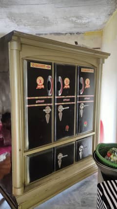Iron Almirah 3 doors with tyers