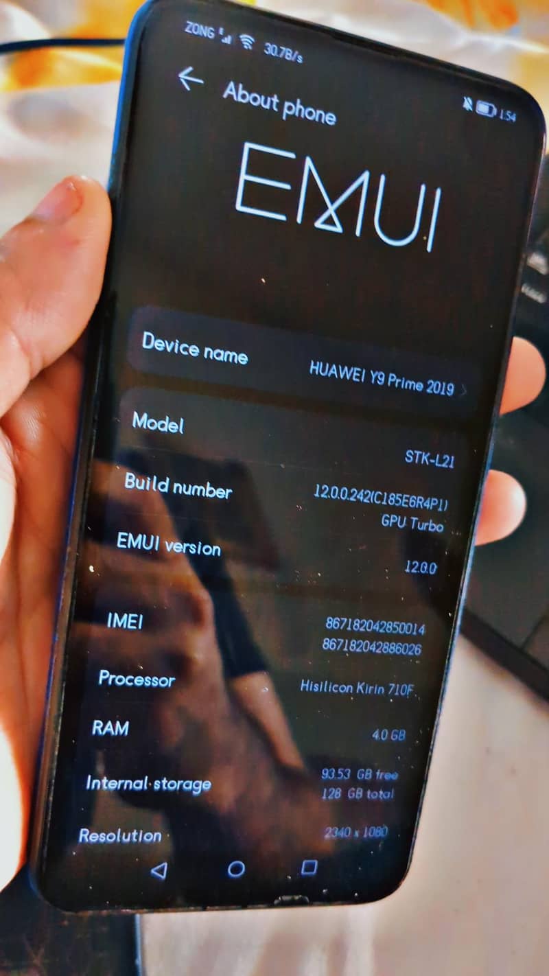 Android Huawie Y9 prime 1