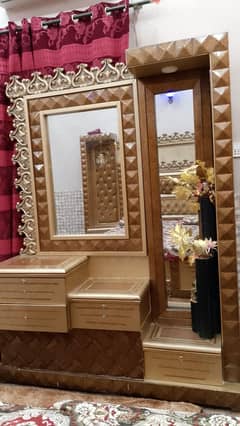luxury bed set with dressing
