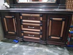 Wooden furniture looks like new Dressing Table and Showcase
