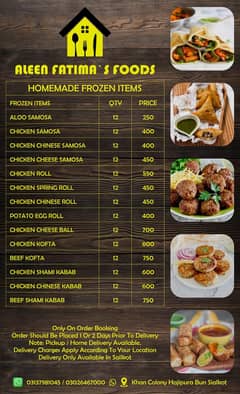 homemade frozen foods