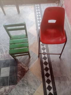 school chairs and desks