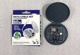 data cable set for travel